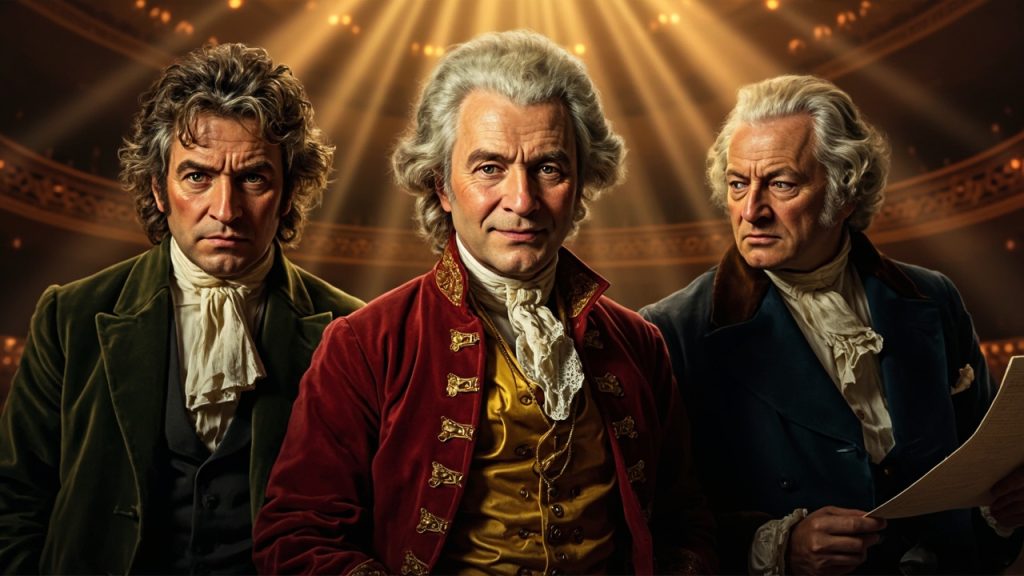 Les trois grandes figures de la musique occidentale