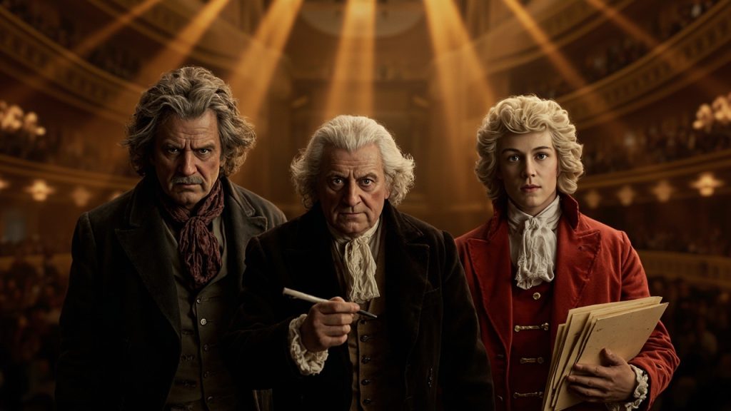 Les trois grandes figures de la musique occidentale