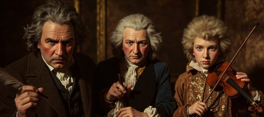 Les trois grandes figures de la musique occidentale