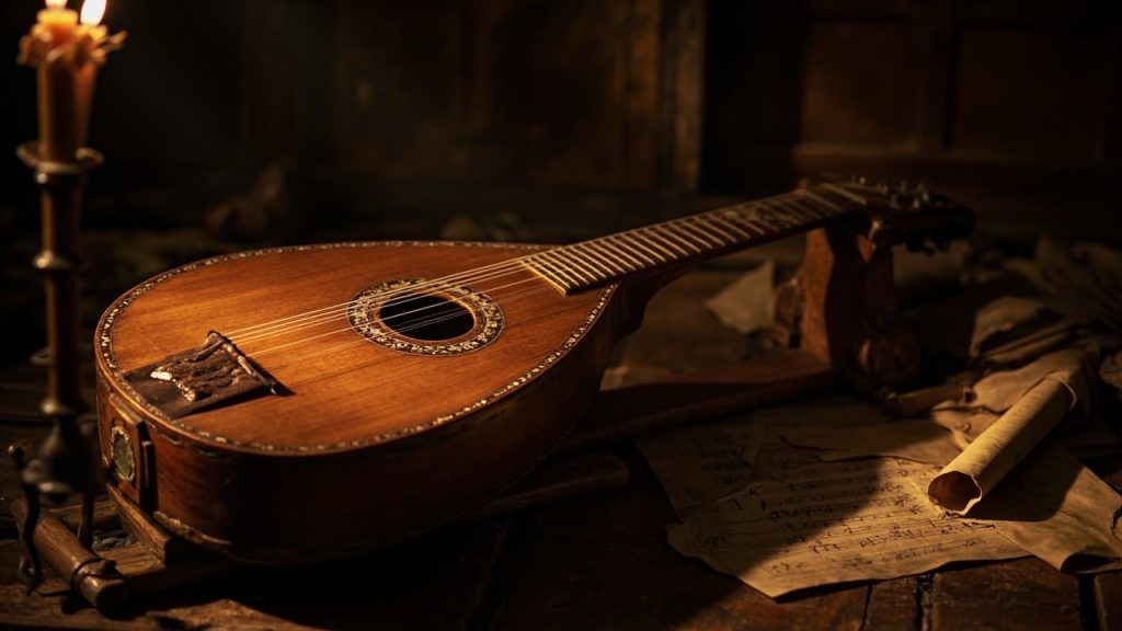 Comment s'appelle la guitare du Moyen Âge et ses ancêtres