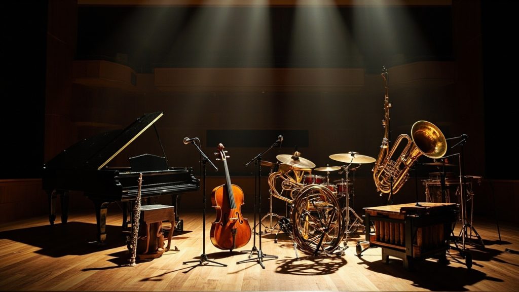 Les 4 grandes familles d'instruments et leurs rôles