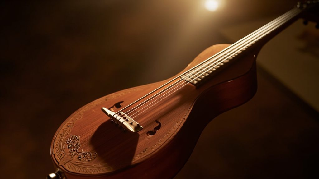 Quel est le nom d'un instrument à trois cordes ?