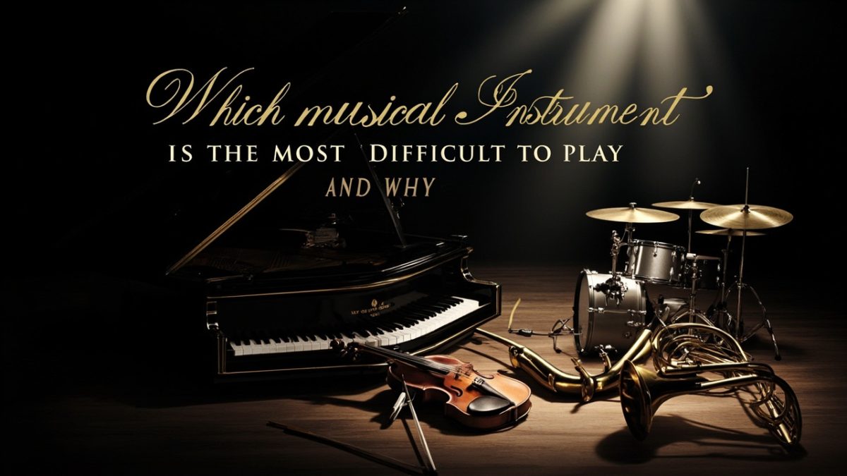 Quel instrument de musique est le plus difficile à jouer et pourquoi