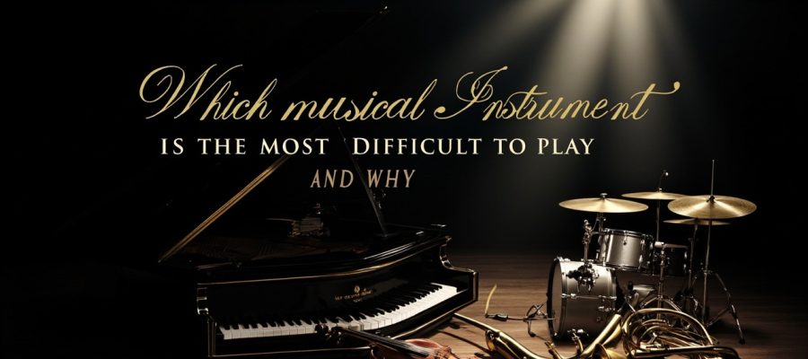 Quel instrument de musique est le plus difficile à jouer et pourquoi