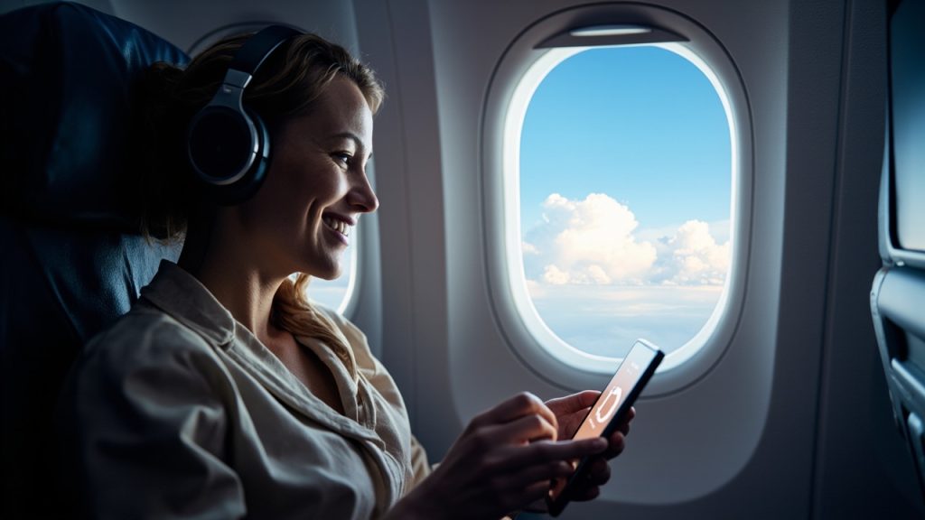Comment écouter de la musique gratuitement dans l'avion sans payer