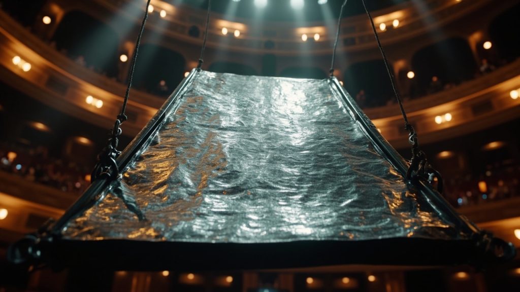 La tôle à tonnerre pour imiter le bruit de l'orage en orchestre