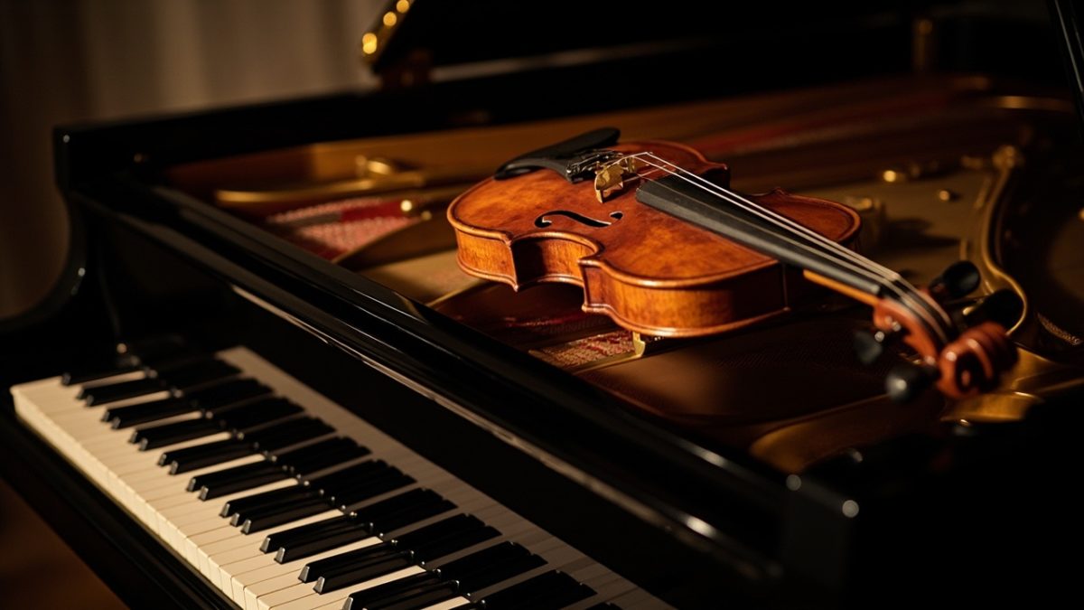 Le roi et la reine des instruments de musique : le piano et le violon