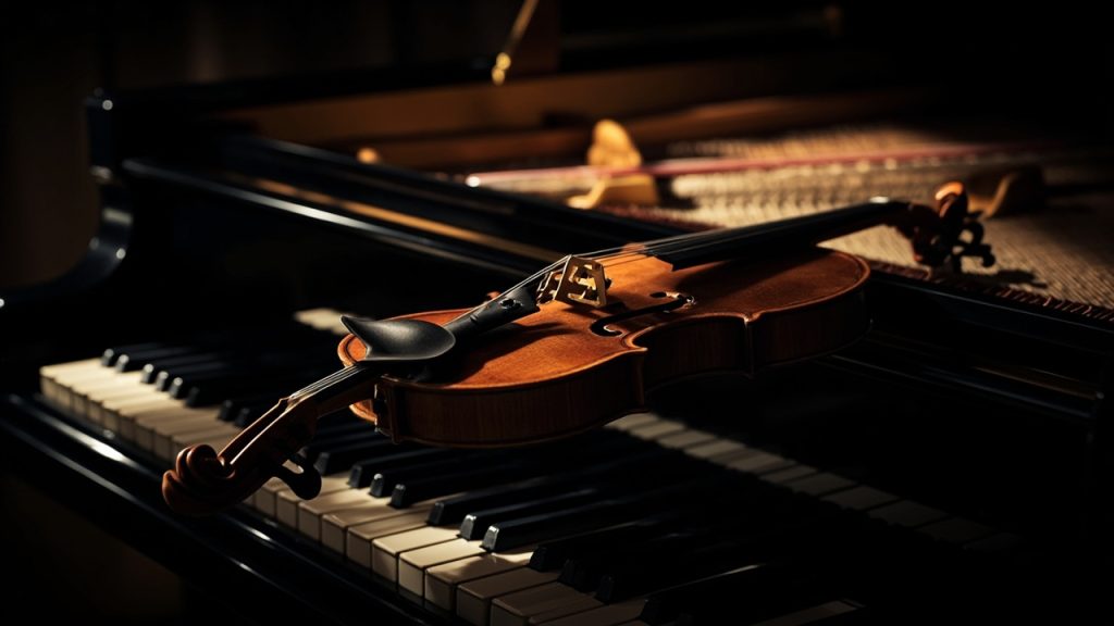 Le roi et la reine des instruments de musique : le piano et le violon