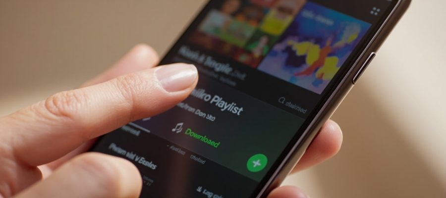 Comment mettre une playlist sur son téléphone pour une écoute hors ligne.