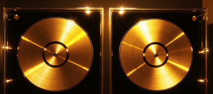 Comparatif des disques d'or entre Ninho et Gims dans le rap français