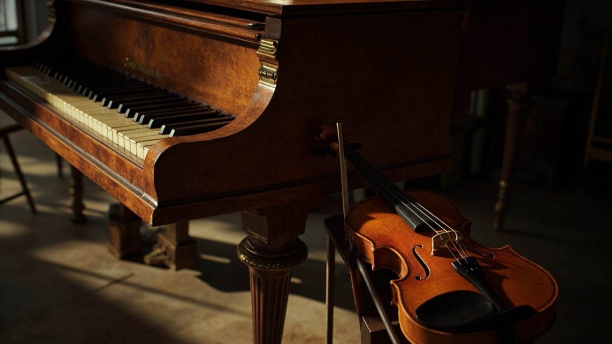 Les instruments joués par le prodige Wolfgang Amadeus Mozart