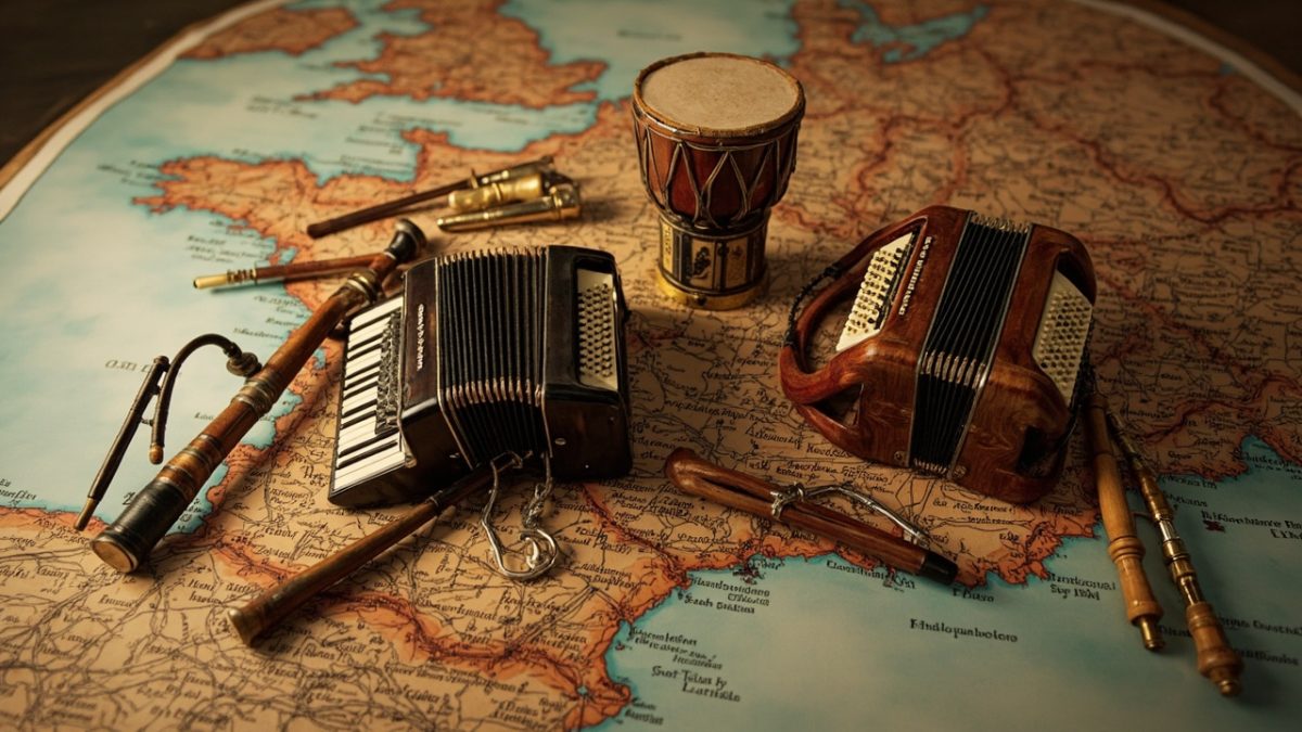 Panorama de l'instrument traditionnel français et de ses régions