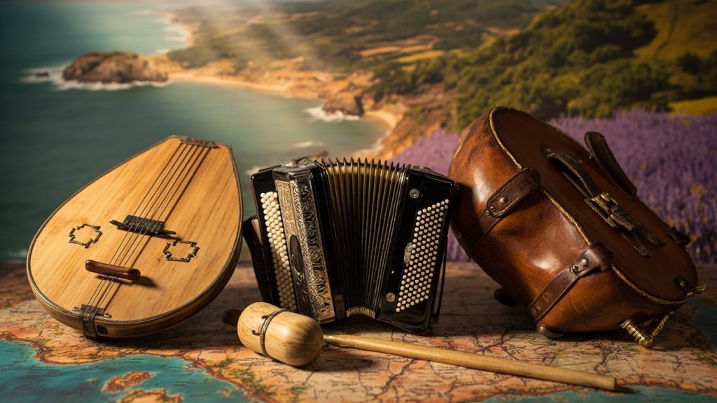 Panorama de l'instrument traditionnel français et de ses régions