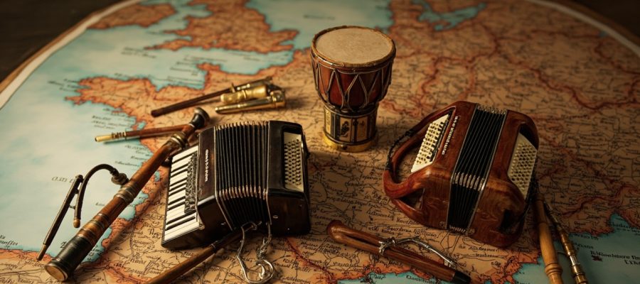 Panorama de l'instrument traditionnel français et de ses régions