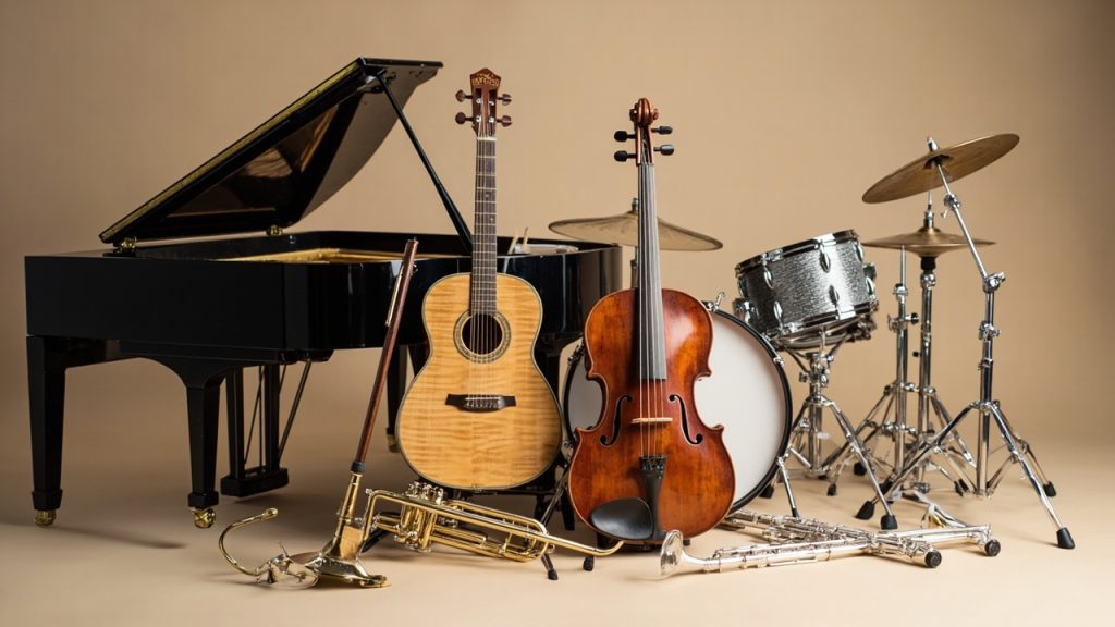 Guide détaillé des instruments de musique les plus incontournables