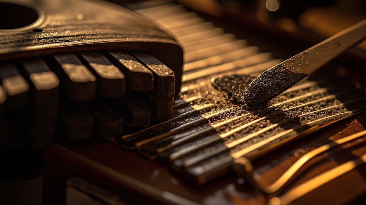 Les instruments acoustiques et percussifs joués par grattement