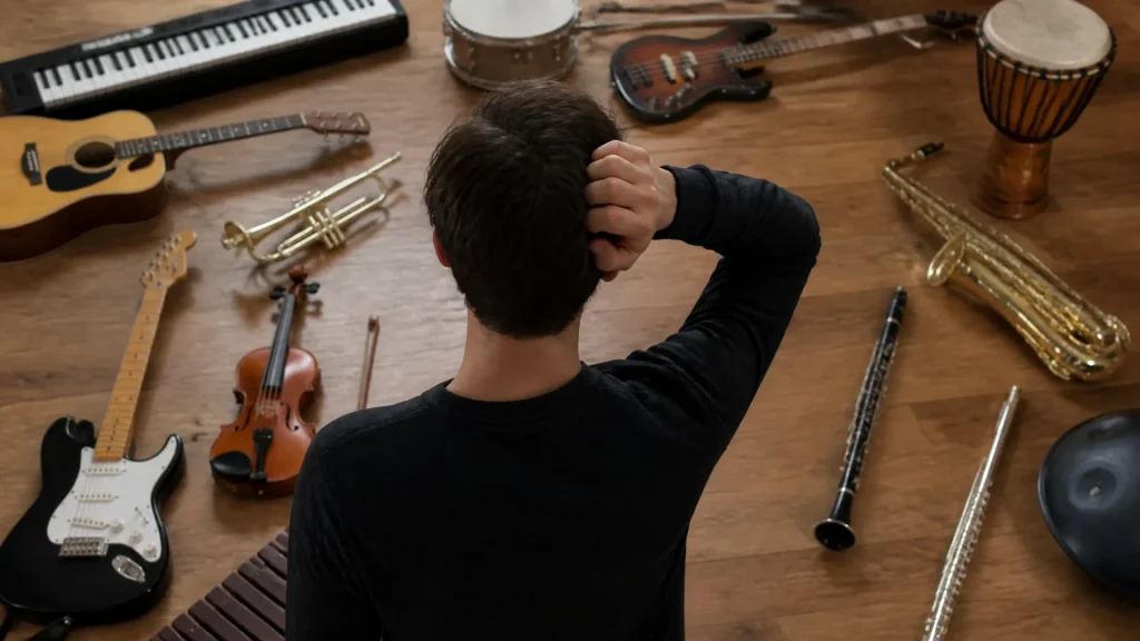 Which instrument should I choose to learn on my own and progress in music?