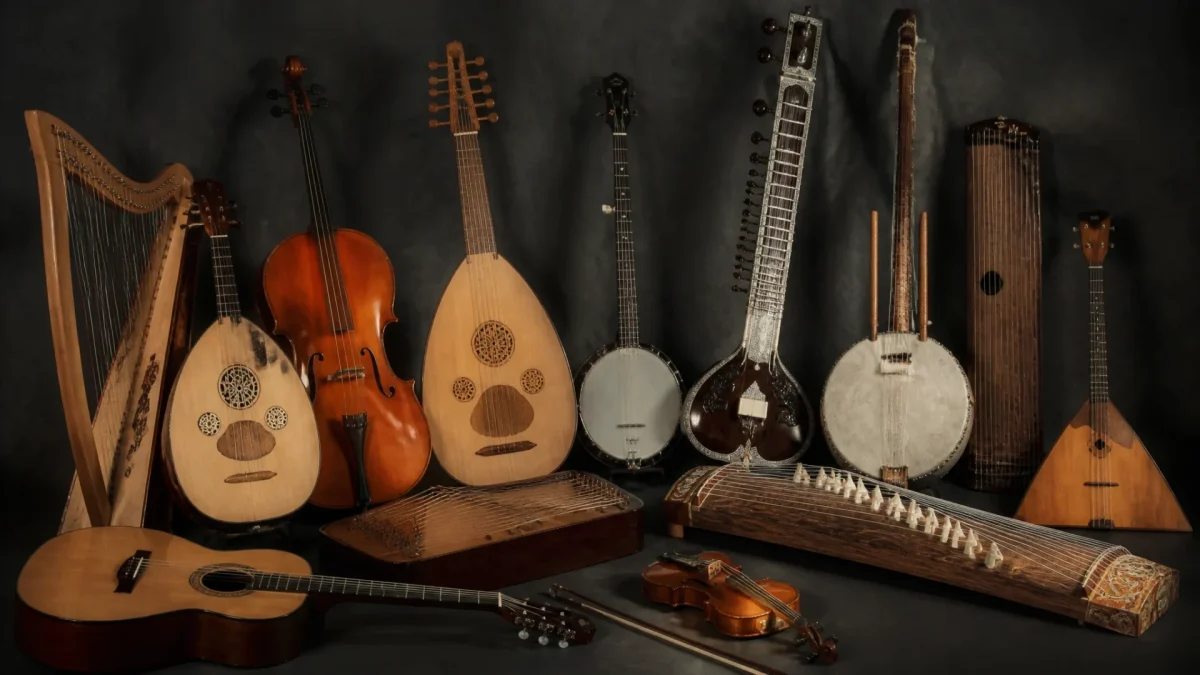 Instruments de musique à cordes : familles, fonctionnement et exemples du monde