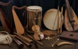 Les instruments du moyen âge : cordes, vents et percussions